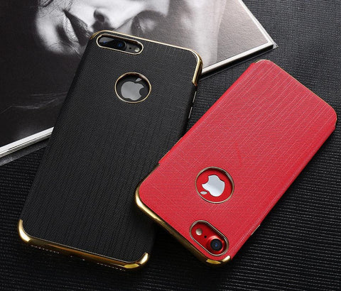 Luxury Thin Back Soft Gold Case For iPhone 7/7 Plus