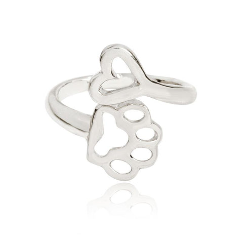 Beloved Dog Paw Ring