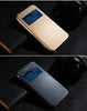 Image of Window View Leather Case Flip Cover Bags