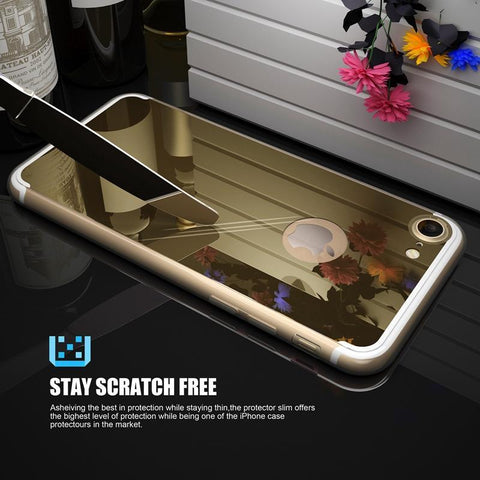 Luxury Plating Gold Mirror Case For iPhone X  7 8 Plus