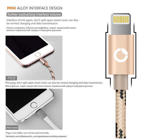 Lighting Cable Fast Charger Adapter Original USB Cable For iPhone