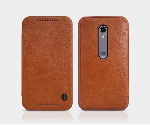 Genuine Wallet Leather For Motorola MOTO G3