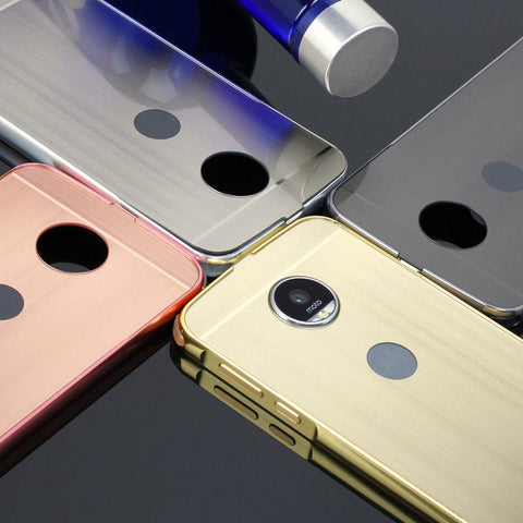 Aluminum Metal Frame Case For Motorola Moto Z Play Droid
