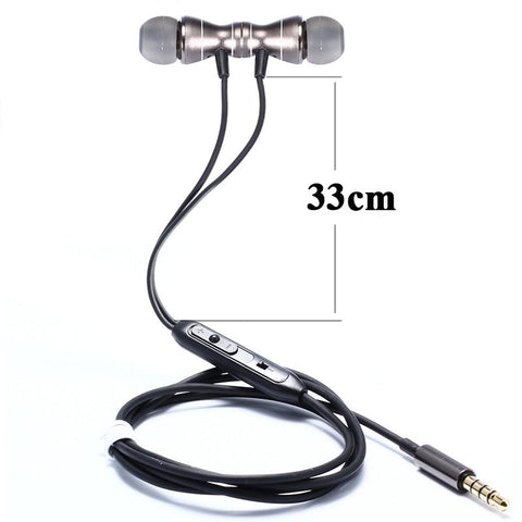 In-Ear Earphone Headset In-line Control Magnetic Clarity Stereo Sound