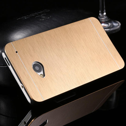 Slim Aluminum Metal Plastic Hybrid Case For HTC One M7 M8 M9