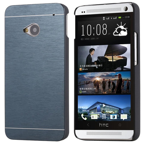 Slim Aluminum Metal Plastic Hybrid Case For HTC One M7 M8 M9