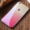 Image of Glitter Gradient Slim TPU Cover Bling Sequin For iPhone