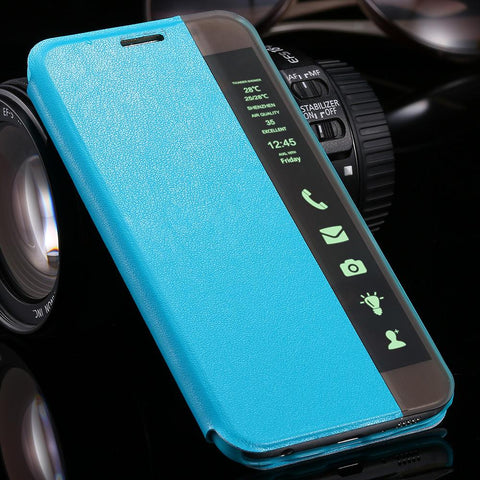 Smart Flip Leather Case For Samsung Galaxy