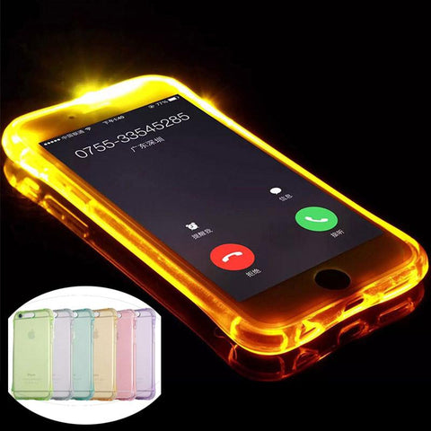 LED Flash Lighting Up Phone Case for iPhone