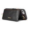 Image of Luxury Genuine Leather Wallet Belt Case For iPhone