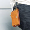 Image of Luxury Genuine Leather Wallet Belt Case For iPhone