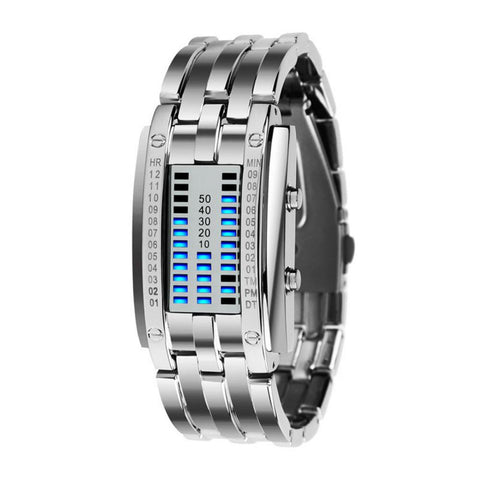 Blue Luminous LED  Sport  Watch