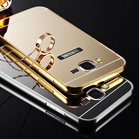 Luxury Metal Aluminum Mirror Case For Samsung Galaxy