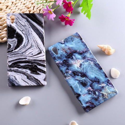 Marble Stone  Cover For Sony Xperia