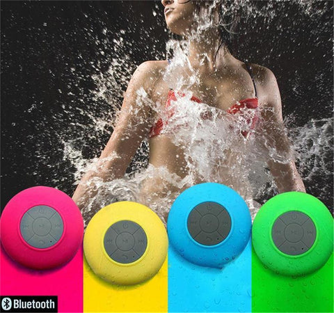 Min Portable Subwoofer Shower Waterproof Wireless Bluetooth Music Speaker