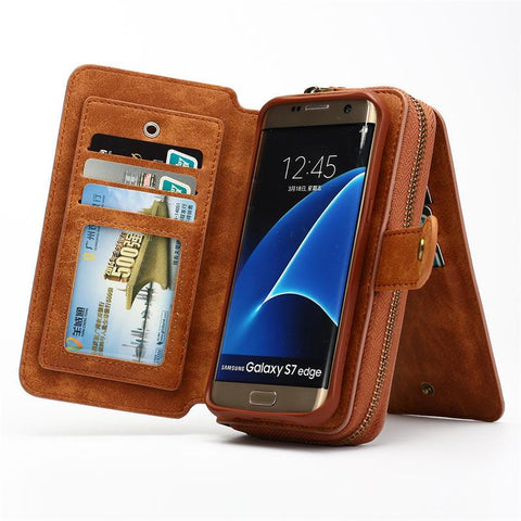 Multifunction Wallet Leather Case For Samsung