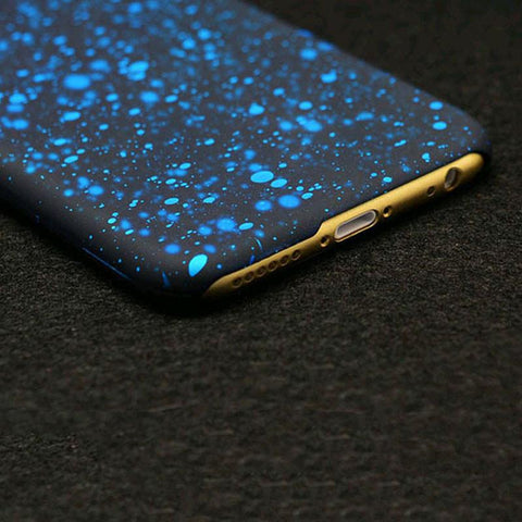 3D Cover Stars Frosted Starry Sky Phone Case for iPhone