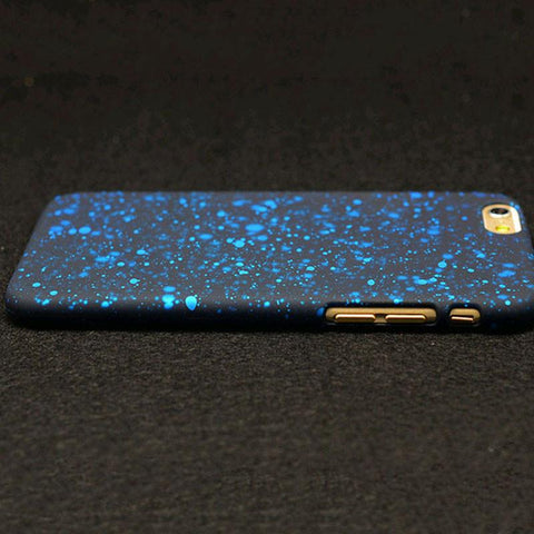 3D Cover Stars Frosted Starry Sky Phone Case for iPhone