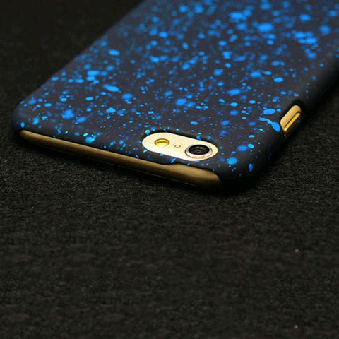 3D Cover Stars Frosted Starry Sky Phone Case for iPhone