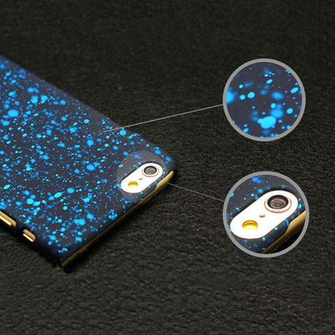 3D Cover Stars Frosted Starry Sky Phone Case for iPhone