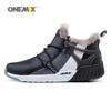 Image of Onemix men's trekking shoes anti slip walking shoes mountain shoes comfortable warm outdoor sneakers for men walking trekking