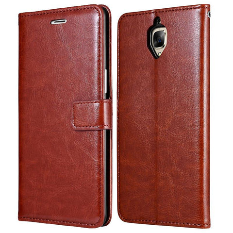 Leather Wallet Coque Phone Bag For Oneplus 3/3T