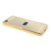 Image of Plating Aluminum Metal Frame and Wire Drawing Effect Acrylic Back Cover Cases For HTC X9