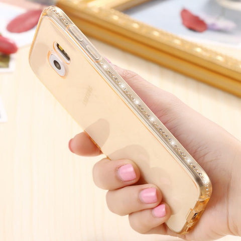 Transparent Diamond Cases For Samsung Galaxy