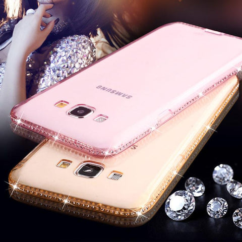 Transparent Diamond Cases For Samsung Galaxy