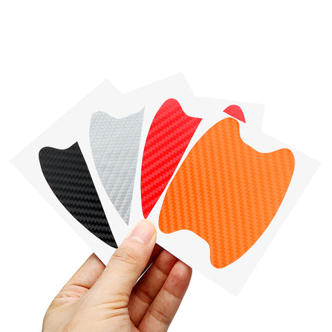 4Pcs/Set Car Door Sticker Scratches Resistant Cover Body Decoration Auto Handle Protection Film Exterior Accessories Car-styling