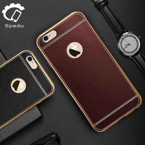 Luxury Plating Frame Clear Cover For iPhone