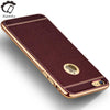 Image of Luxury Plating Frame Clear Cover For iPhone