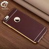 Image of Luxury Plating Frame Clear Cover For iPhone