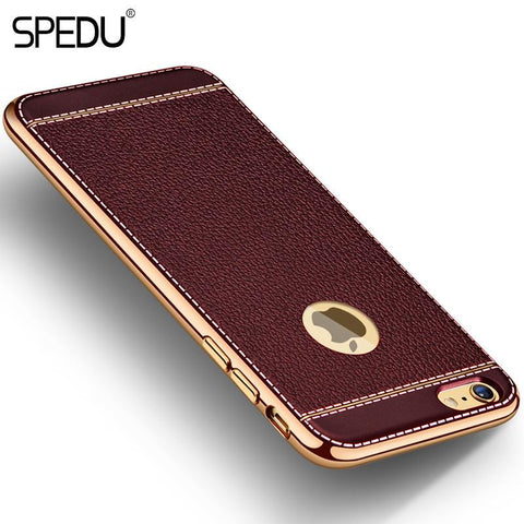 Luxury Plating Frame Clear Cover For iPhone