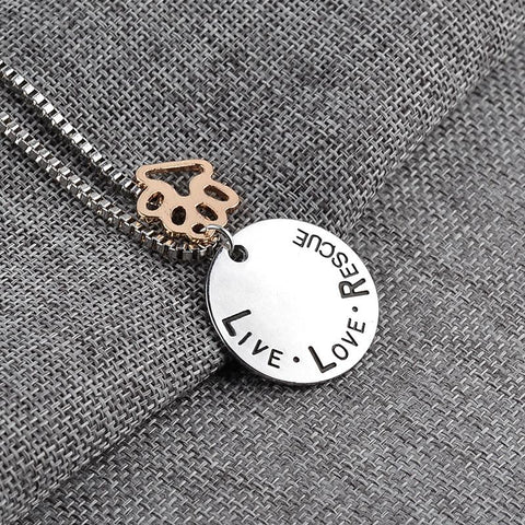 Live Love Rescue Pendant