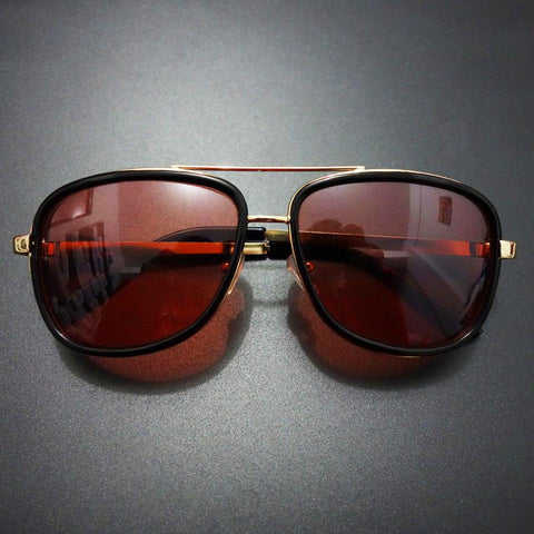 Luxury Iron Man Sunglasses Men