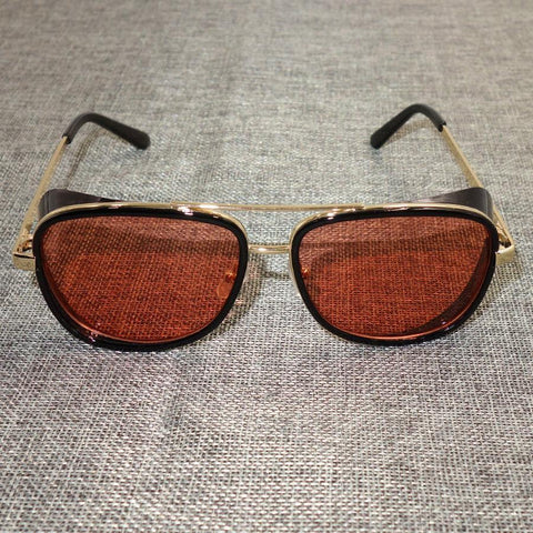 Luxury Iron Man Sunglasses Men
