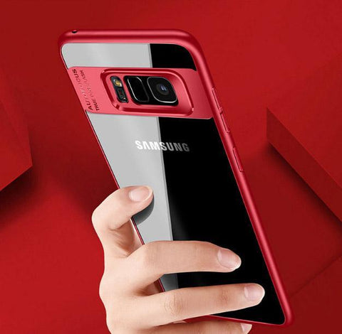 Acrylic Transparent Back Cover Case for Galaxy S8 & S8 Plus