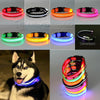 Image of Glow LED Dog Pet Cat Flashing Light Up Nylon Collar Night Safety Collars