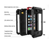 Image of Waterproof Shockproof Aluminum Gorilla Metal Case For Iphone & Tempered glass