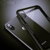 Image of Ultra Thin Transparent Glass Back Cover For Apple iPhone X