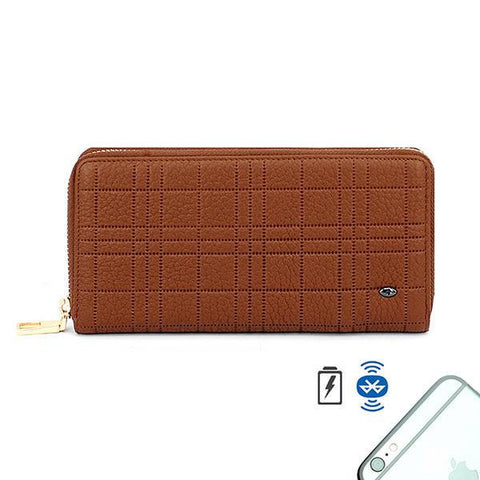 Men Charging Wallet Anti-lost Smart Wallet Multi-function Long Purse