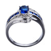 Image of Blue Oval Stone Ring