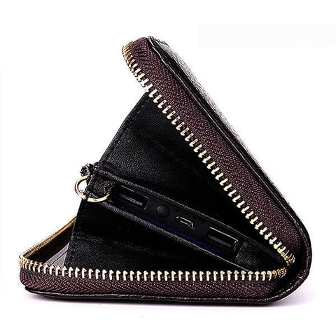 Men Charging Wallet Anti-lost Smart Wallet Multi-function Long Purse