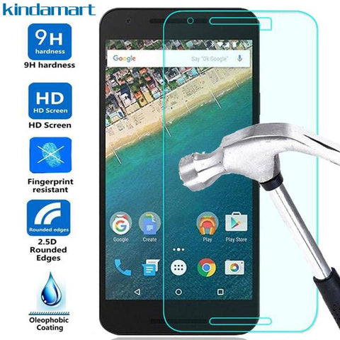 Silicone protective case for Google Nexus 5X + Free Tempered Glass