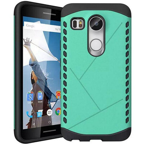 Silicone protective case for Google Nexus 5X + Free Tempered Glass