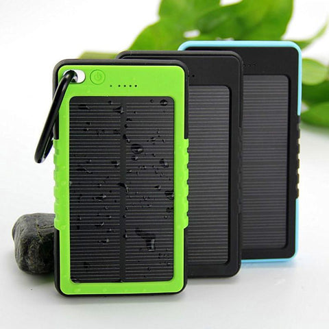 New Waterproof Solar Power Bank 5000mAh