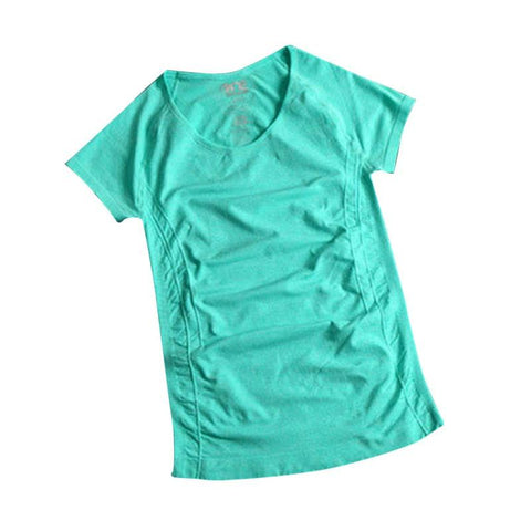 Women T Shirt Short Sleeves Hygroscopic