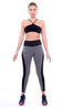 Image of Plus Size Black/Gray Women's Fitness Leggings