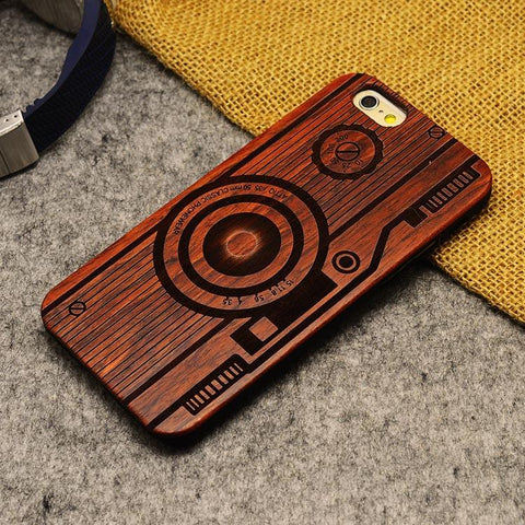 Thin Luxury Bamboo Wood Phone Case For Iphone